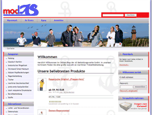 Tablet Screenshot of modas-bekleidung.de